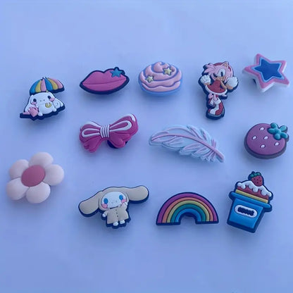 50PCS Random Cartoon Anime Shoe Charms for Crocs