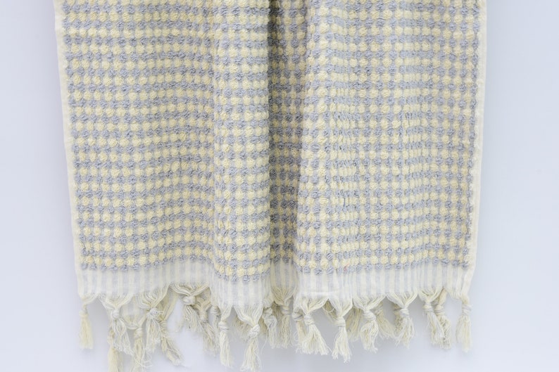 BUBBLE GRAY TERRY HAND TOWEL-2