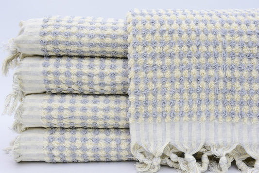 BUBBLE GRAY TERRY HAND TOWEL-0