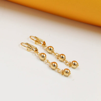 Beaded Dangle Earring (K114)-1