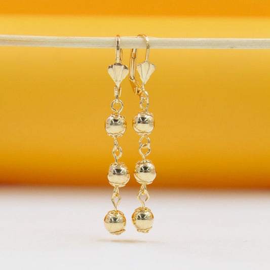 Beaded Dangle Earring (K114)-0