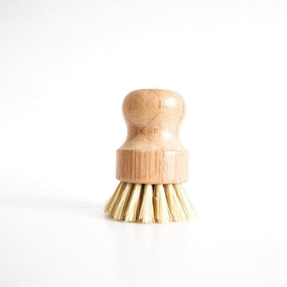 Bamboo Pot Scrubber - Zero Waste Dish Brush-0