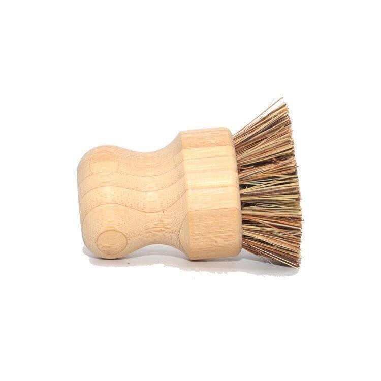 Bamboo Pot Scrubber - Zero Waste Dish Brush-1