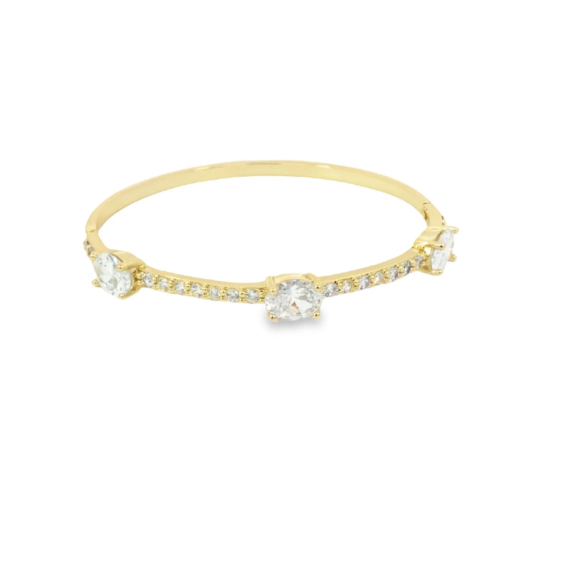 Clear Stone Bangle (B103)-0