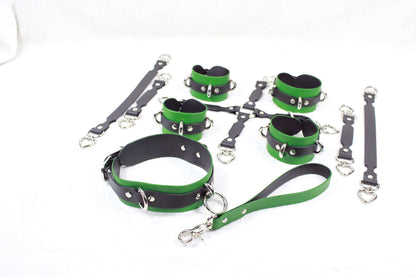 Bondage Gear Set – Sub Collar, BDSM Harness & Bondage Cuffs-1