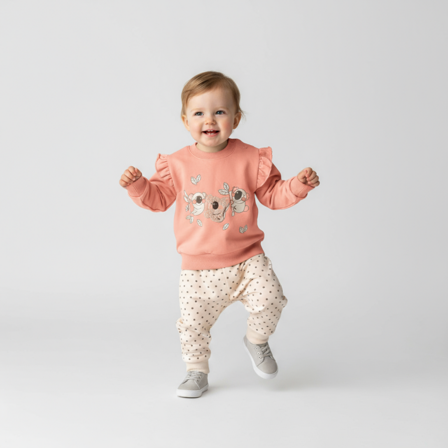 Cozy Koala Girls Jogger Set-1
