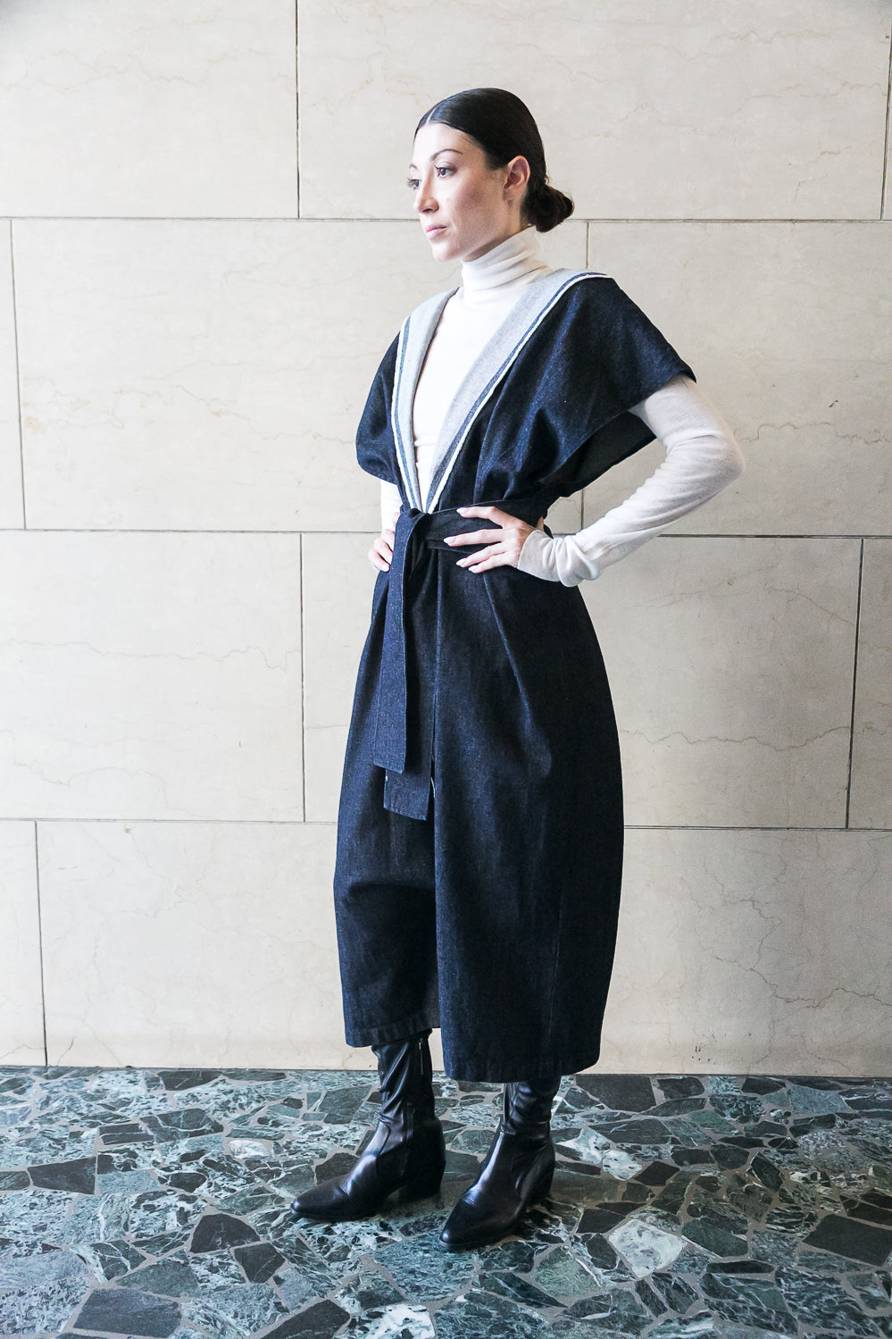 Comfy Denim Jumpsuit-1