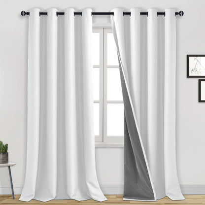 DWCN 100% Blackout Curtains with Grommet Top Design-6