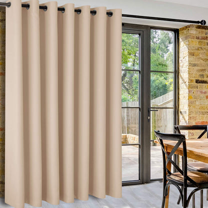 DWCN Room Divider Blackout Curtain, 1 Grommet Curtain Panel-6