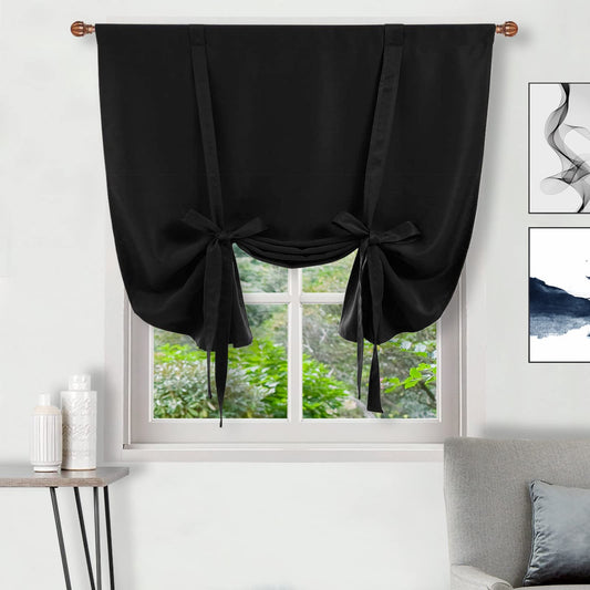 DWCN Tie Up Blackout Curtains for Kitchen-10