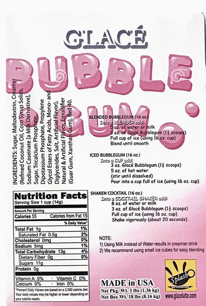 Bubblegum 4 in 1 Bubble Tea / Latte and Frappe Mix-1
