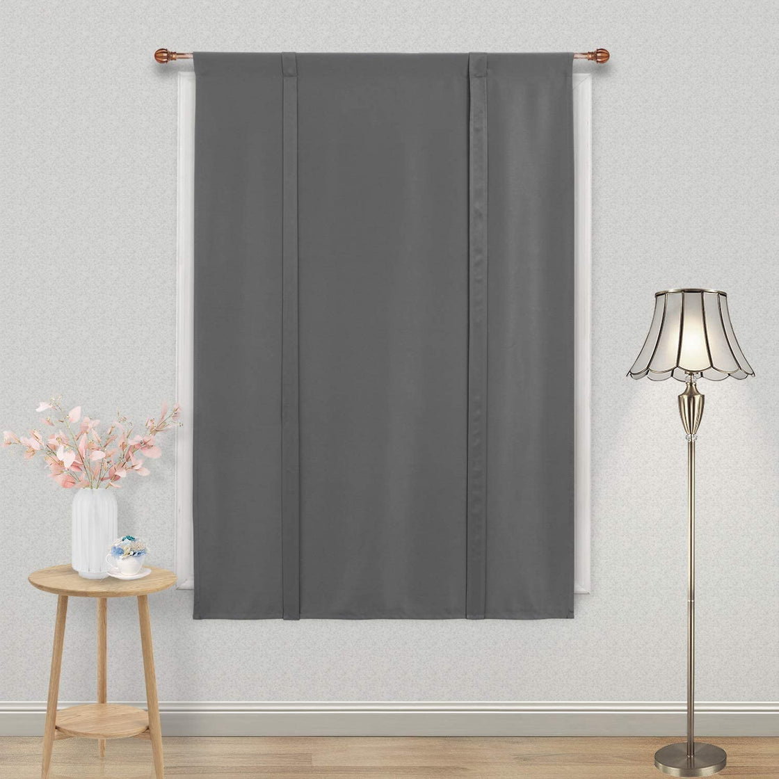 DWCN Tie Up Blackout Curtains for Kitchen-3
