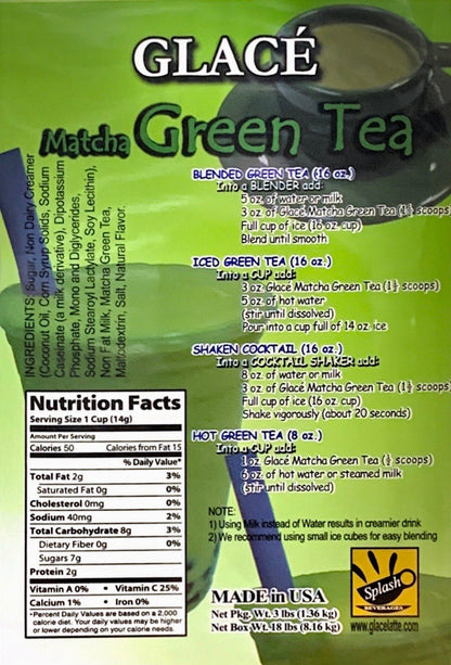 Matcha Green Tea 4 in 1 Bubble Tea / Latte and Frappe Mix-1