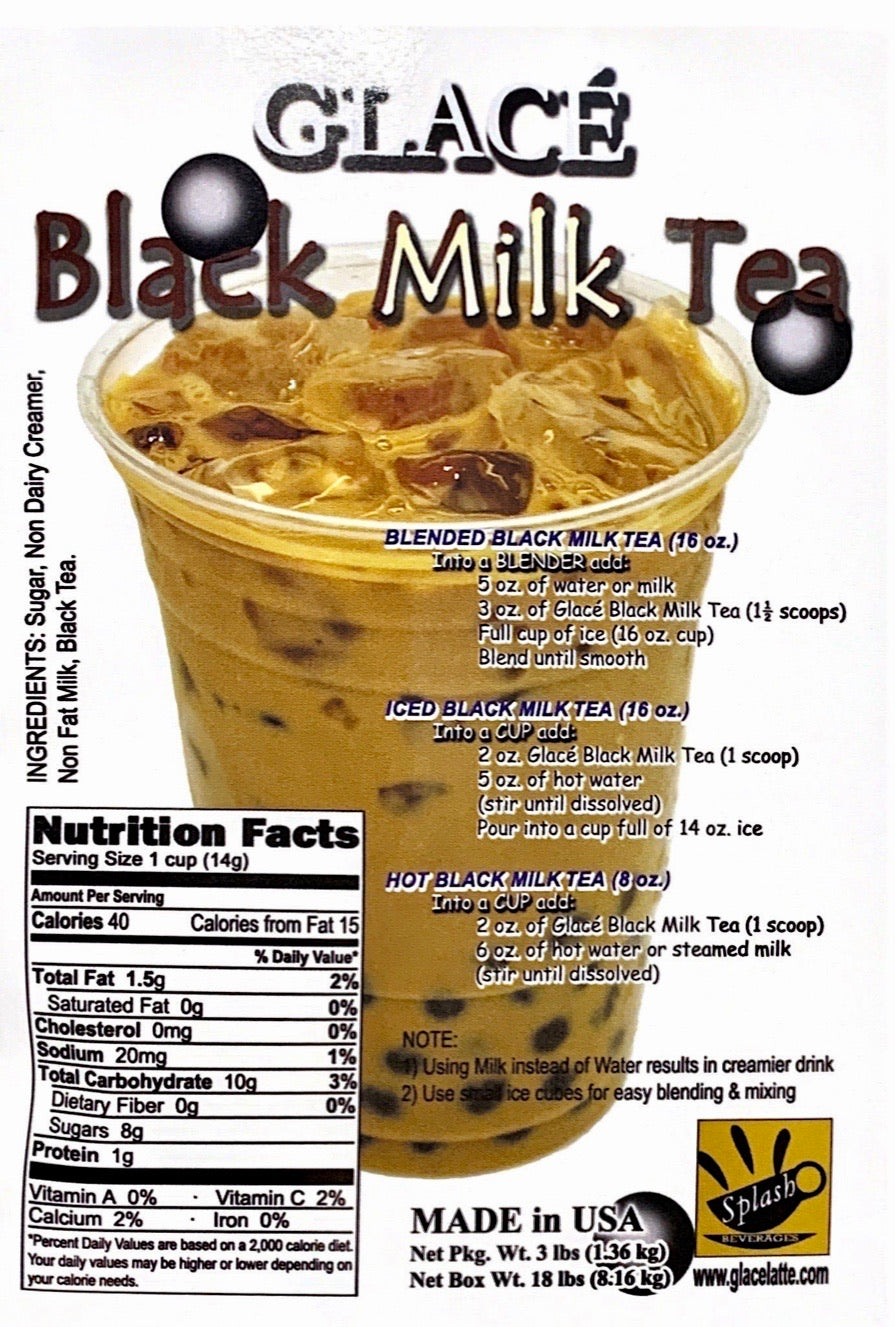 Black Milk Tea 4 in 1 Bubble Tea / Latte and Frappe Mix-1