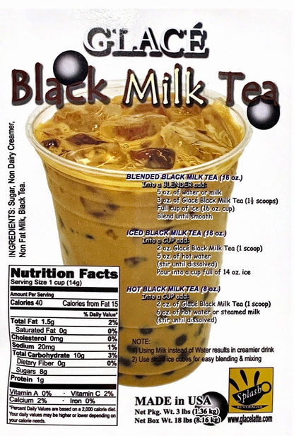 Black Milk Tea 4 in 1 Bubble Tea / Latte and Frappe Mix-1