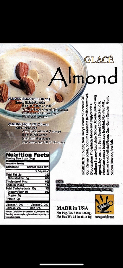 Almond 4 in 1 Bubble Tea / Latte and Frappe Mix - Made in the USA-1