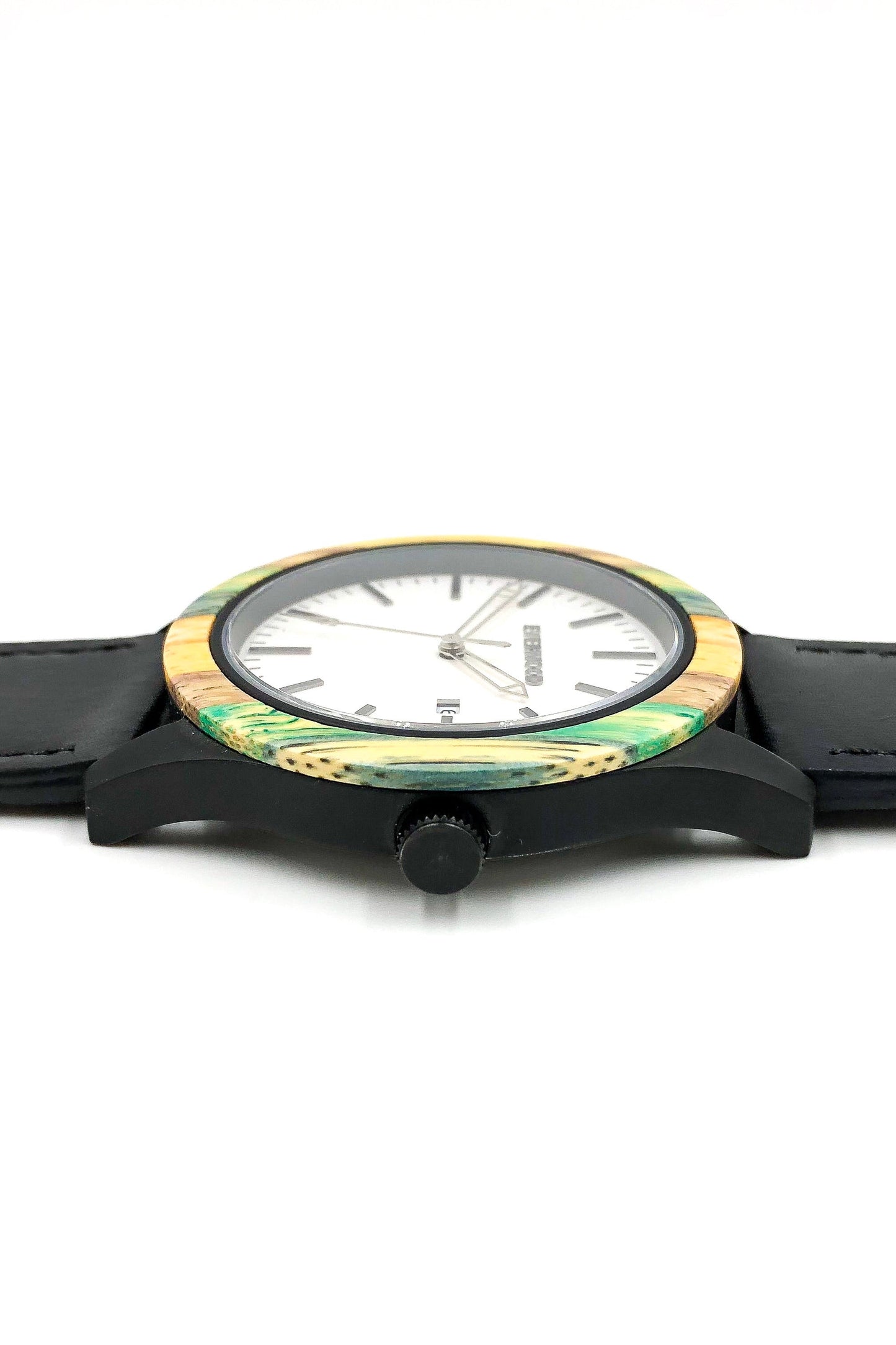 Inverness - Multi Bamboo & Black Leather-3