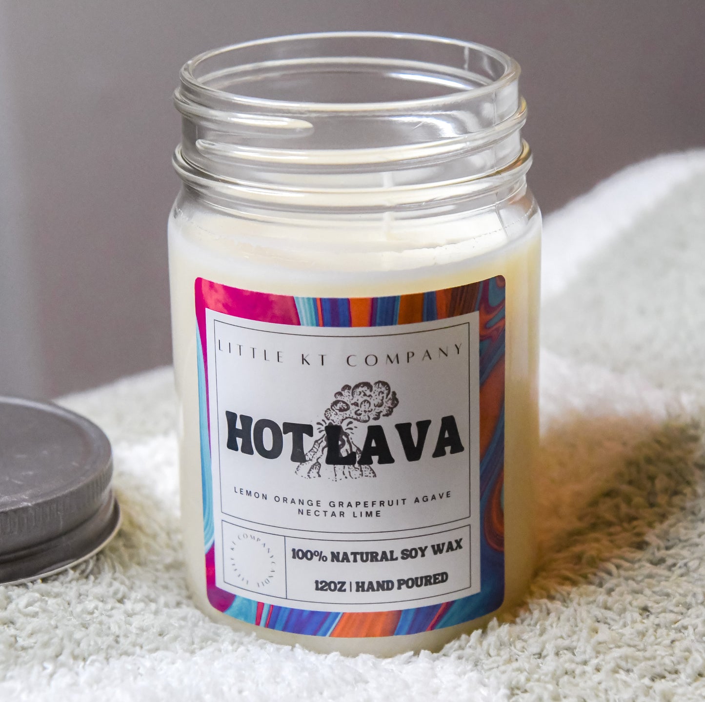 Hot Lava Candle – Best-Selling Citrus Agave Scent-4