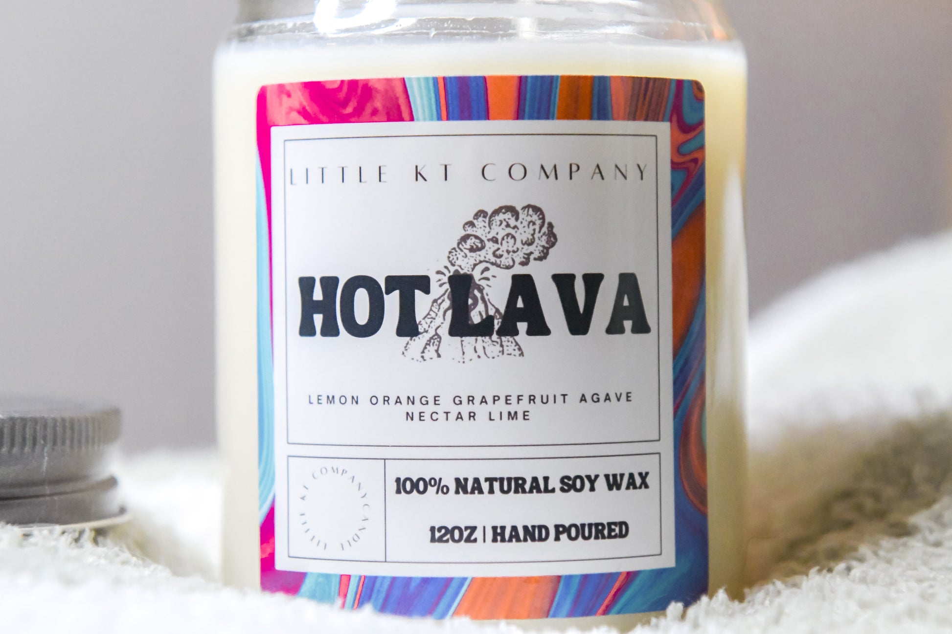 Hot Lava Candle – Best-Selling Citrus Agave Scent-2