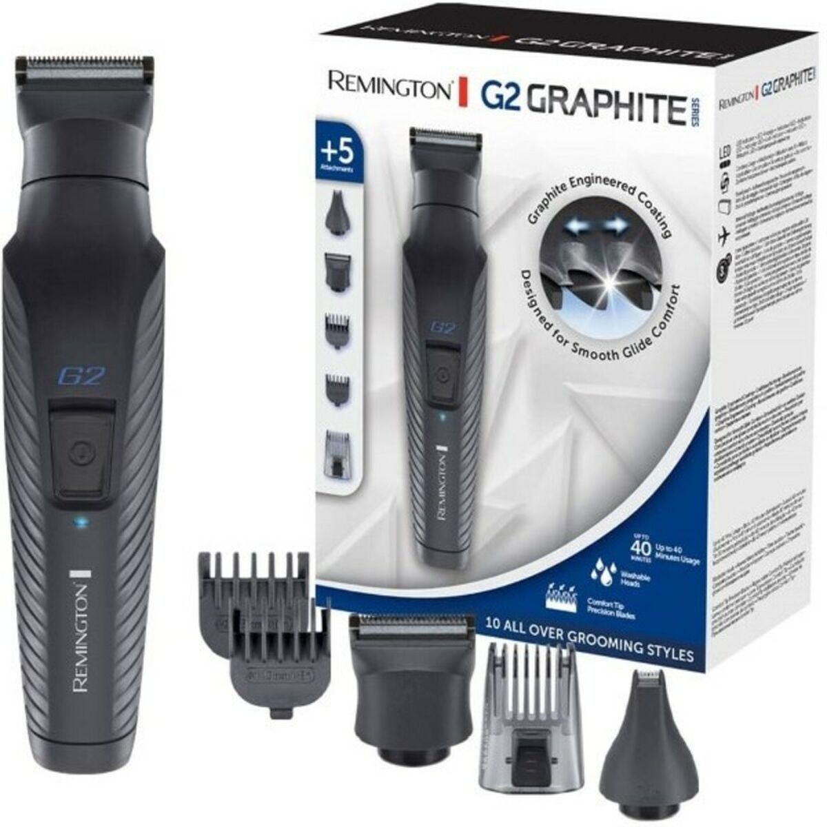 Cordless Hair Clippers Remington 43260560100 Black-27