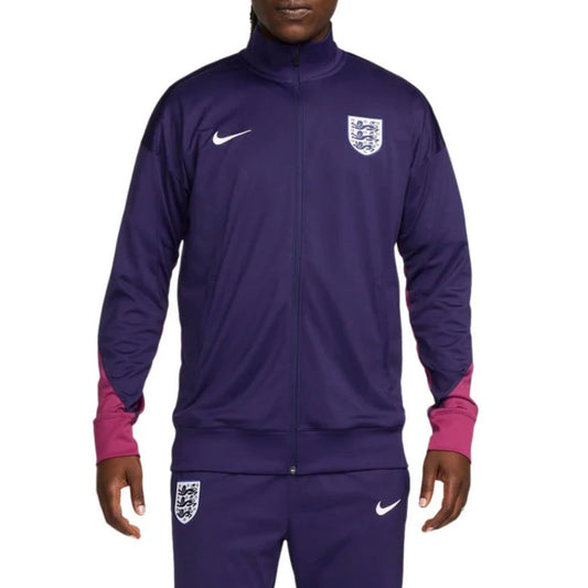 England training presentation Soccer tracksuit 2024/25 dark purple - Nike-0