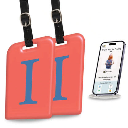 Initials Bag tag I  [pack 2]-0