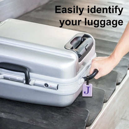 Initials Bag tag J  [pack 2]-2