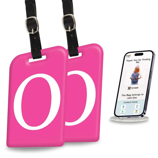 Initials Bag tag O [pack 2]-0