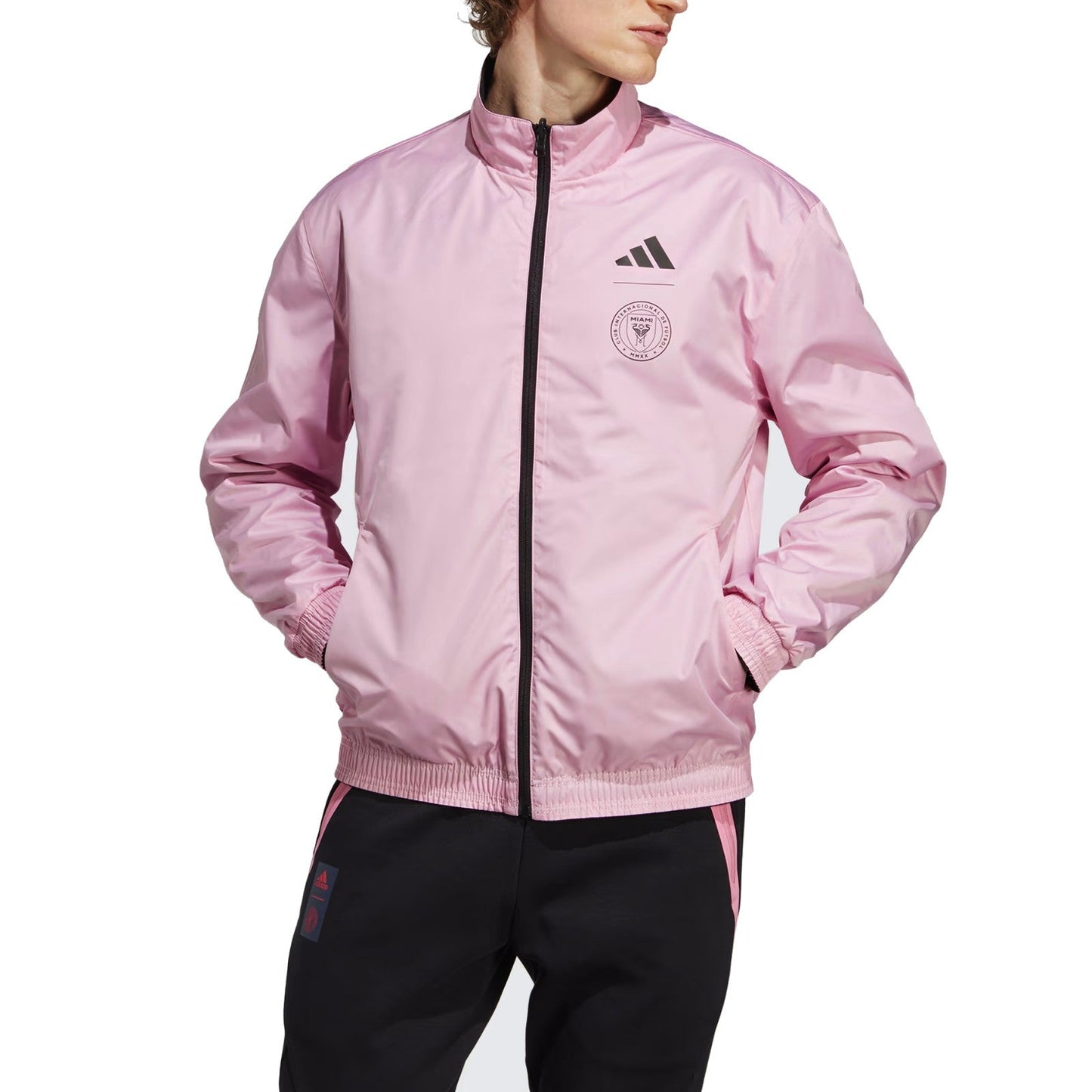 Inter Miami pre-match presentation Soccer jacket 2023 - Adidas-3