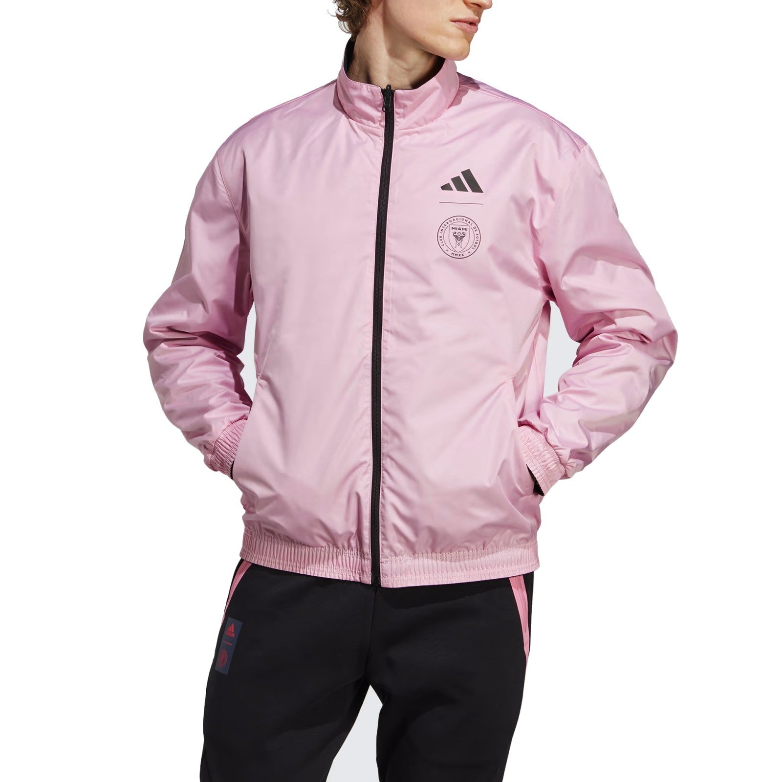 Inter Miami pre-match presentation Soccer jacket 2023 - Adidas-3