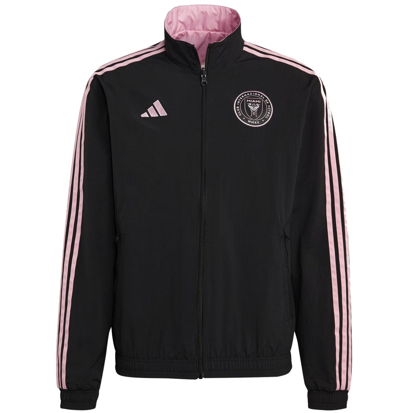 Inter Miami pre-match presentation Soccer jacket 2023 - Adidas-0