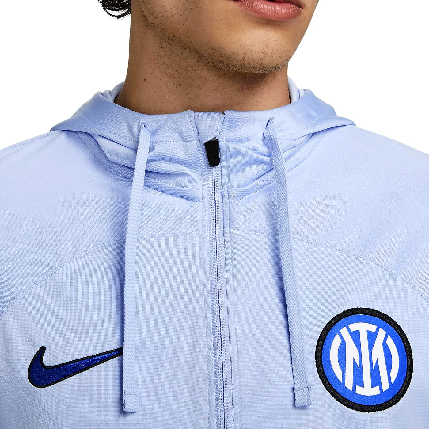 Inter Milan light blue hooded presentation tracksuit 2023/24 - Nike-2