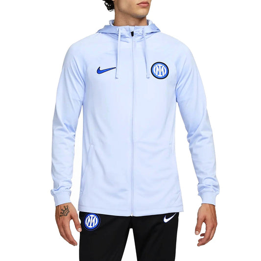 Inter Milan light blue hooded presentation tracksuit 2023/24 - Nike-0
