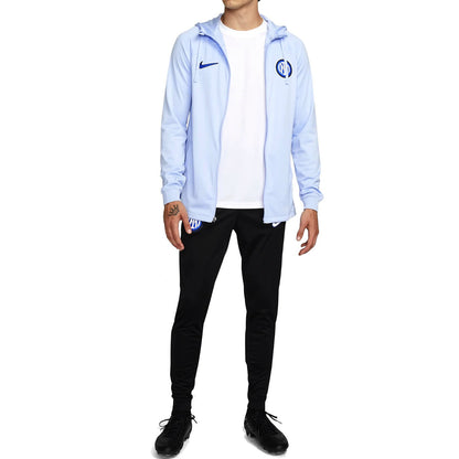Inter Milan light blue hooded presentation tracksuit 2023/24 - Nike-3