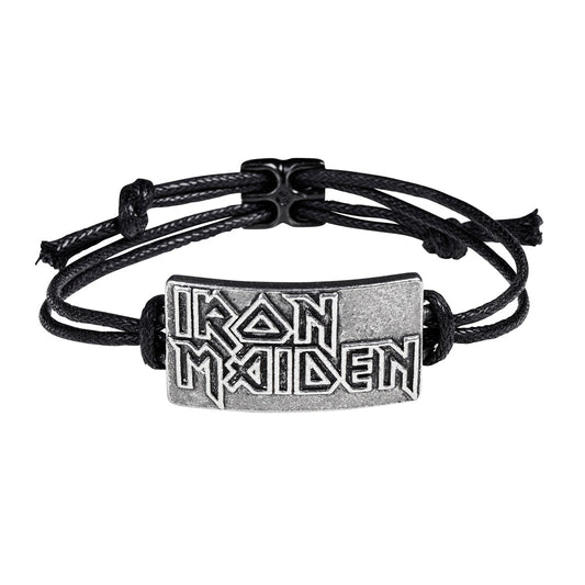 Iron Maiden: Logo Wrist Strap Bracelet-0