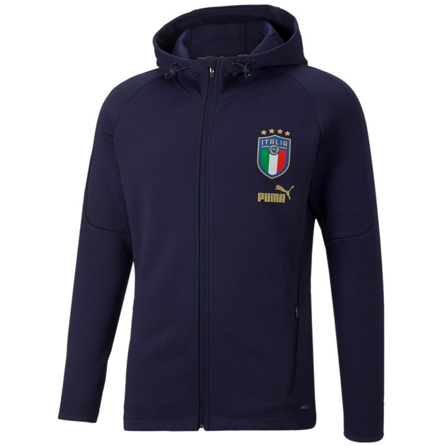 Italy navy Casual presentation Soccer tracksuit 2022/23 - Puma-4