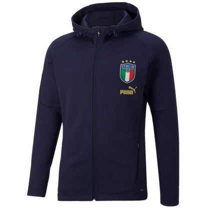 Italy navy Casual presentation Soccer tracksuit 2022/23 - Puma-4