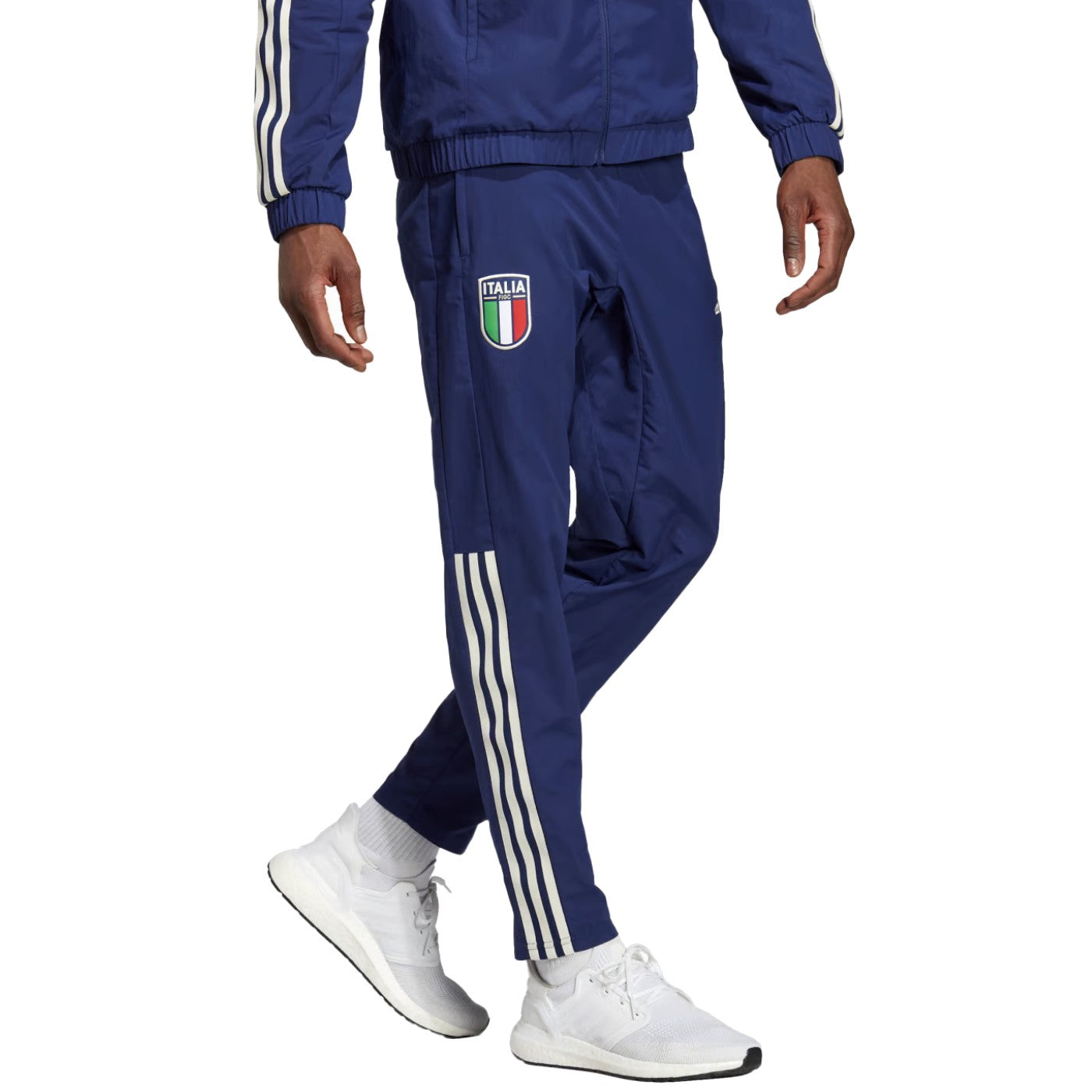 Italy training presentation Soccer tracksuit 2023/24 navy - Adidas-3