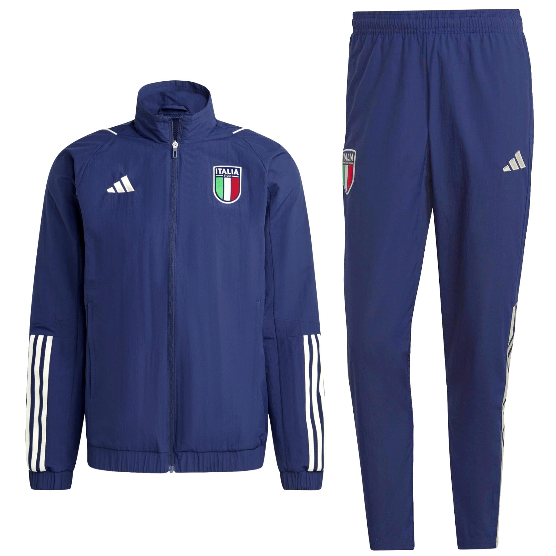 Italy training presentation Soccer tracksuit 2023/24 navy - Adidas-0