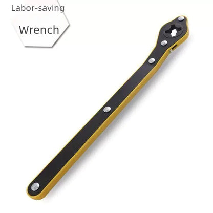 Car Jack with Ratchet Wrench and Manual Handle