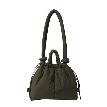 Women's Nylon Drawstring Backpack