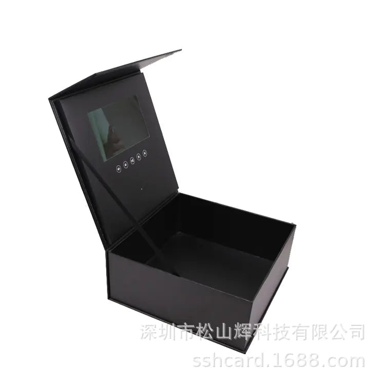 7-Inch LCD Video Box with Marble Design Gift Box