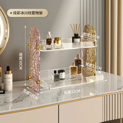 Colorful Acrylic Cup Holder and Organizer for Cosmetics