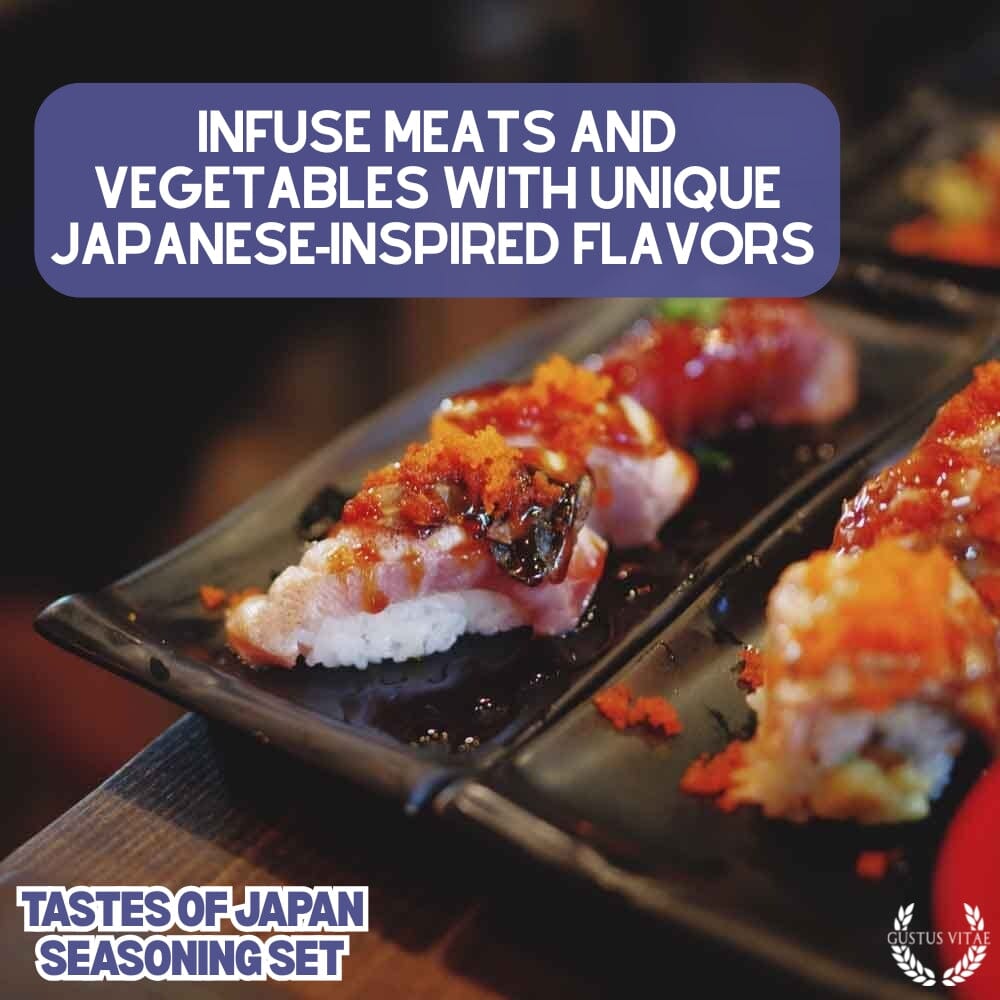 Japanese Seasoning Gift Set - Tastes of Japan - Artisanal Spice Blends Six Pack-1