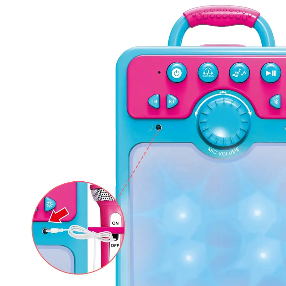 Hračkárska sada karaoke s dvoma mikrofónmi-2