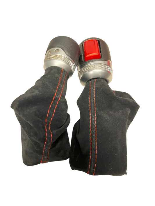 Jeep JT Gladiator Rubicon Real Suede Automatic Transmission and Transfer Case Shifter Boots 2018-2023-0