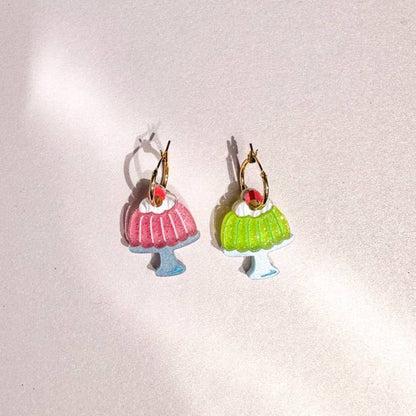 Jello Pudding Acrylic Earrings-0