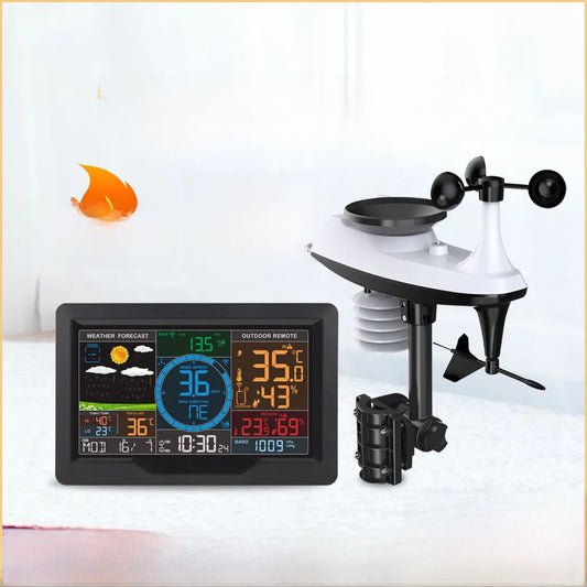 Wireless Weather Station with Wind Speed and Humidity
