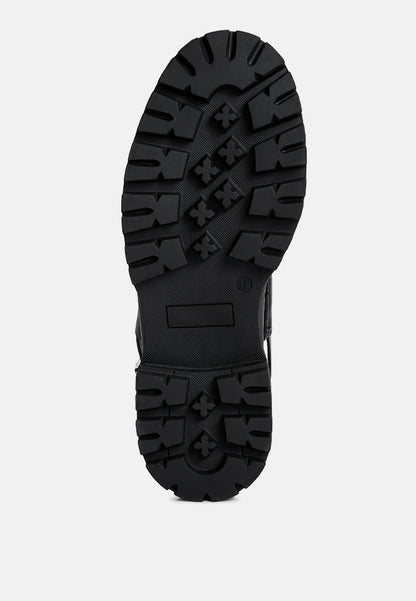 Joan Dual Strap Platforms Sandals With Buckle-4