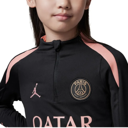 Kids - Jordan x PSG black UCL training technical tracksuit 2024/25 - Jordan-3